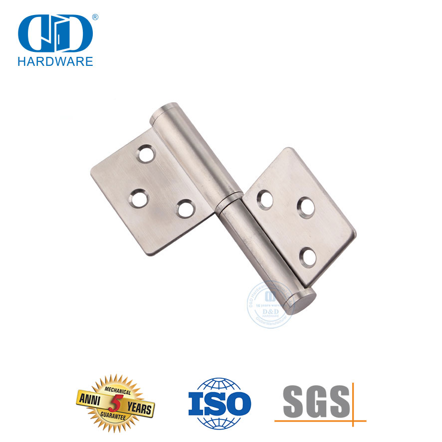 Dobradiça de bandeira de aço inoxidável resistente de hardware de porta de metal de venda quente-DDSS031