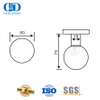 Maçaneta redonda em forma de esfera de aço inoxidável para porta de banheiro-DDTH031-SSS