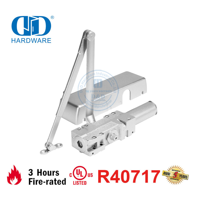 Estilo americano resistente para ferragens de porta de metal ANSI UL10C certificação listada porta corta-fogo Closer-DDDC044A