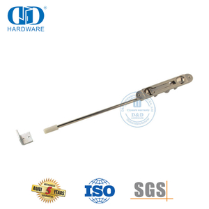 Parafuso embutido de canto redondo ajustável em liga de zinco para porta de metal-DDDB018-B-SN