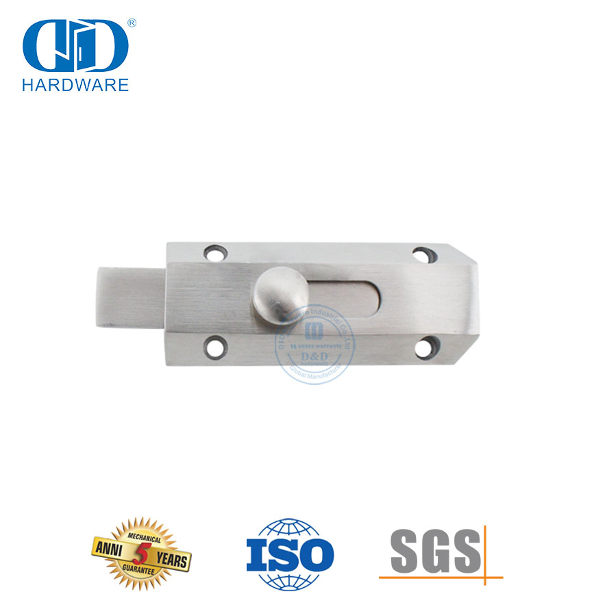 Parafuso de barril de trava de porta de aço inoxidável para porta frontal-DDDB029-SSS