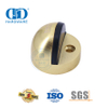 Hardware de porta de liga de zinco em latão acetinado montado no piso Rolha de porta dourada-DDDS002-SB