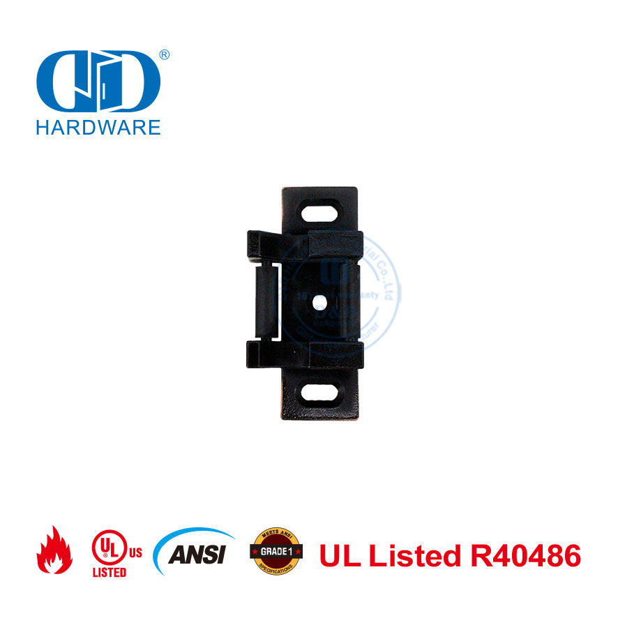 Fechadura de porta de escape de hardware de saída de pânico vertical UL 305 de aço inoxidável-DDPD027-ORB