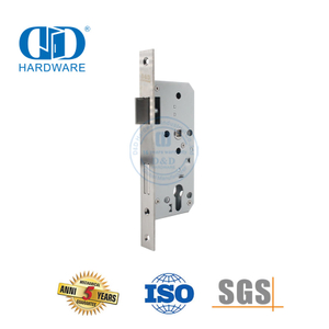 Para hardware comercial de porta de entrada 2 voltas com classificação de fogo Sash Lock-DDML039