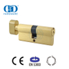 Cilindro de chave de botão de hardware de porta de madeira com certificação EN 1303-DDLC004-70mm-SB