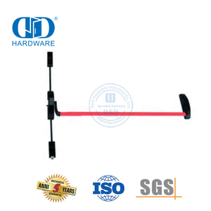 Barra transversal vertical do hardware de saída de pânico de aço para saída de emergência-DDPD036