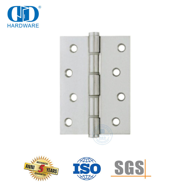 Dobradiça de porta com arruela de nylon de aço inoxidável -DDSS007
