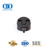 Rolha de porta de borracha tipo piso preto fosco 304 de aço inoxidável-DDDS006-MB