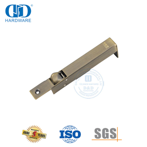 Parafuso de descarga automática sinistral de aço inoxidável de latão antigo para porta de passagem-DDDB023-AB