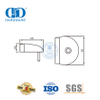 Rolha de porta de piso de meia lua em aço inoxidável para hardware de construção residencial-DDDS014-SSS