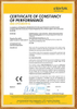 Fechadura de faixa com certificado CE EN 12209 dourado acetinado com função de classificação de fogo-DDML009-5572-PVD