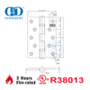 Dobradiça de porta de encaixe de canto quadrado UL com classificação de fogo de alta segurança -DDSS005-FR-5x4x3.4mm