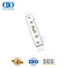 Dobradiça de porta de metal de formato retangular de hardware decorativo para segurança-DDSS065