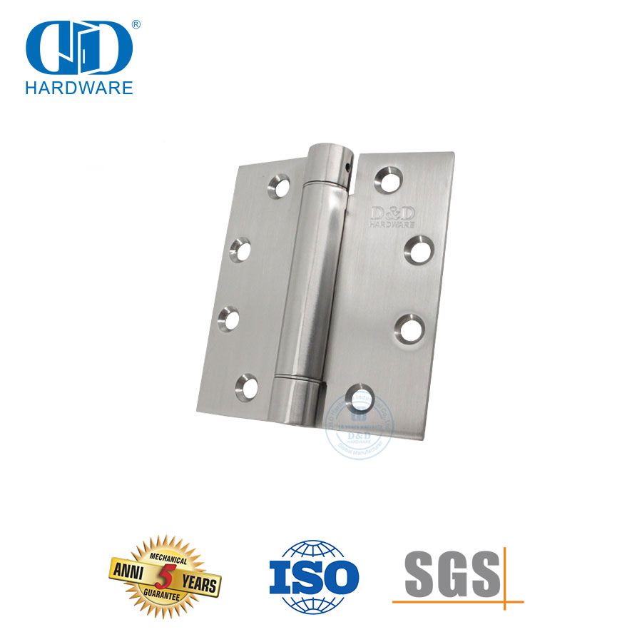Ajustável para porta de metal, hardware de porta de madeira, dobradiça de mola de ação de aço inoxidável-DDSS033