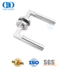 Maçanetas de porta com alavanca de estilo simples de aço inoxidável durável e sustentável moderno-DDTH023-SSS
