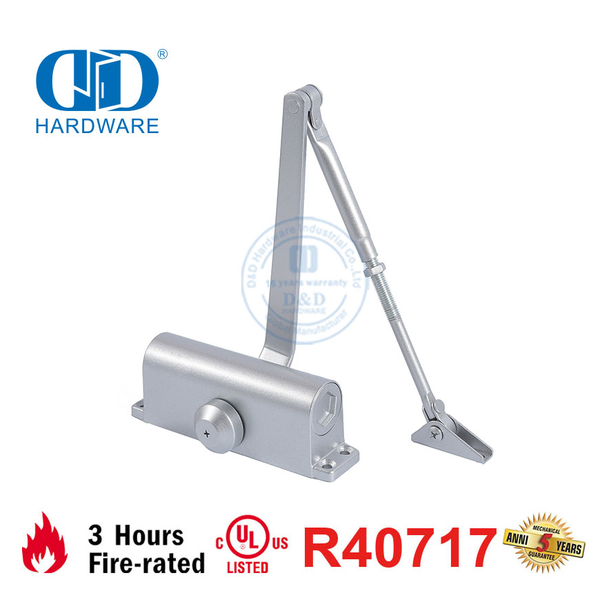 Alta qualidade 15-30KG 750mm para serviços leves CE UL 10C listado fecho de porta com classificação de fogo-DDDC036