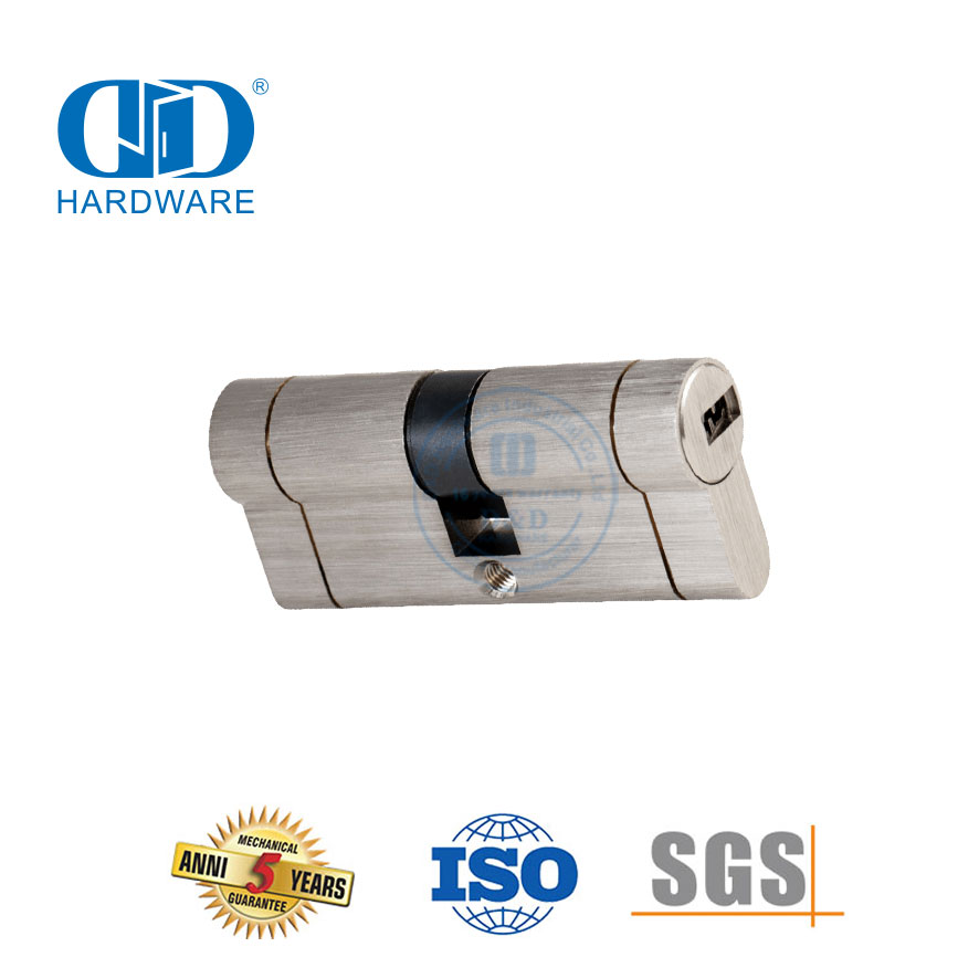 Perfil-DDLC022-70mm-SN da chave da ondulação do cilindro do fechamento do euro da segurança da anti broca instantânea