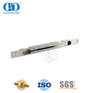 Parafuso de porta nivelado de dupla ação de aço inoxidável para porta de metal oco-DDDB022-B-SSS