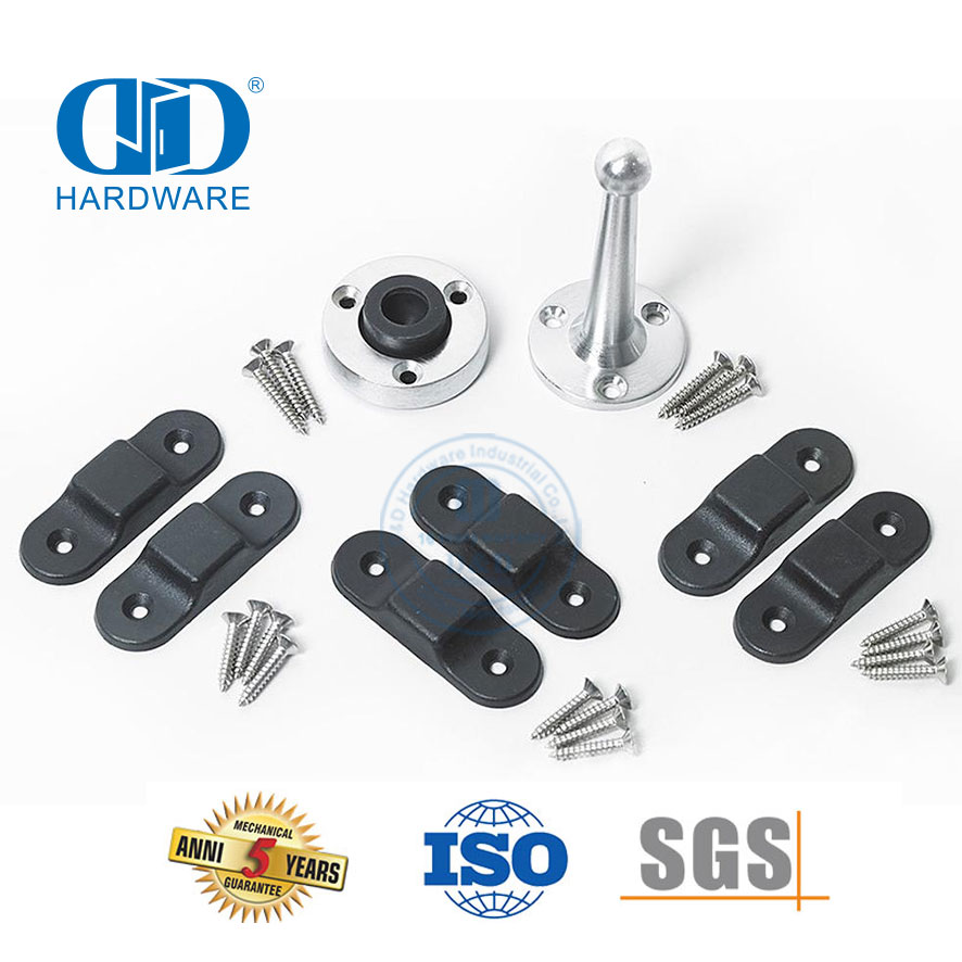 Kit de captura de rolha de porta magnética de borracha para porta bifold com duplo-DDDS056