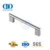Maçaneta comercial quadrada de aço inoxidável 304 resistente, maçaneta da porta frontal de entrada, maçaneta de madeira para porta de garagem de escritório-DDFH023
