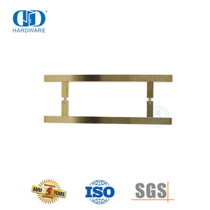  Puxador de aço inoxidável para porta de chuveiro antiferrugem avançada-DDPH016-D-SB