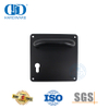 Maçaneta da alavanca da porta de aço inoxidável com acabamento prateado e placa para porta de metal-DDTP001-MB