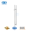 Maçaneta da alavanca da porta de vidro com fechadura, ferragem para porta de vidro frontal de escritório com fechadura-DDPH040