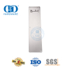 Hardware decorativo push pull alça de aço inoxidável com placa sinal acessórios da porta interior puxar Handle-DDPH024