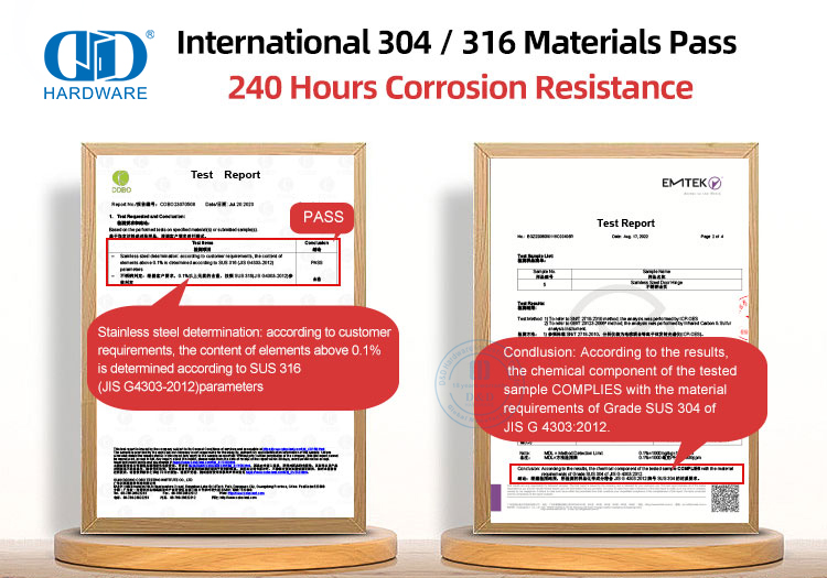 dobradi&ccedil;a da porta de a&ccedil;o inoxid&aacute;vel