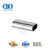 Aço inoxidável porta deslizante ferragem chuveiro porta de vidro corrimão tubo conector porta Hardware-DDSL002-9