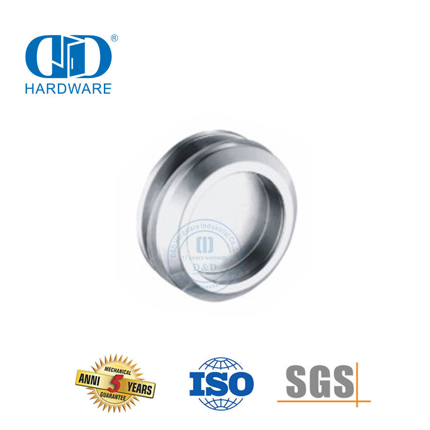 Ferragens para móveis de aço inoxidável, encaixe de vidro, maçaneta do banheiro-DDSL002-8