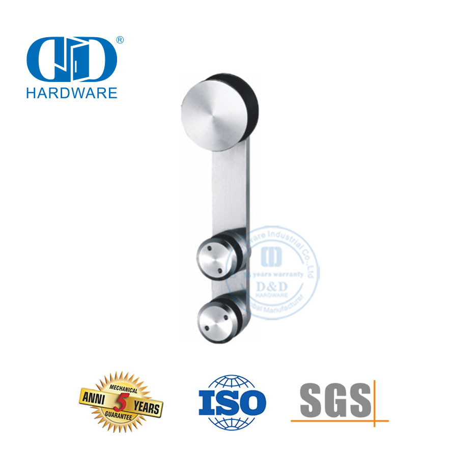 Os acessórios de aço inoxidável do OEM ajustaram o encaixe de vidro do hardware da porta dos acessórios de vidro para Bathroom-DDGS102