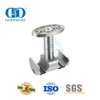 Tubo duplo para celling braçadeira de aço inoxidável porta de vidro montagem acessório de móveis ferragem de vidro para banheiro Restroom-DDGS116