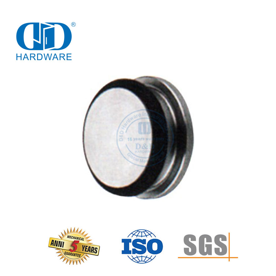 O tubo de fechamento do bocal plug aço inoxidável vidro ferragem acessórios conjunto porta deslizante tubo para banheiro Lavatory-DDGS125