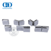Conjunto de acessórios de vidro silencioso de alumínio de aço inoxidável, hardware de vidro, rolo de porta de chuveiro para porta deslizante interna-DDGS141