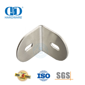 Acessórios de banheiro de aço inoxidável, conector de dobradiça de chuveiro, clipe de canto de parede de vidro, encaixe Connector-DDWC001
