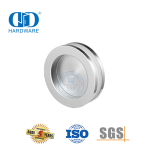 Acessórios de móveis de hardware de porta deslizante de aço inoxidável Maçaneta de porta deslizante de vidro em concha Handle-DDSK016
