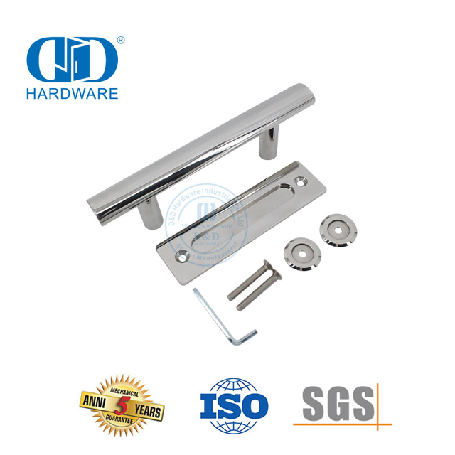 Aço inoxidável pss acabamento armário porta acessórios celeiro puxar alça tubular puxar Handle-DDBD101 PSS
