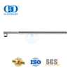 Acessórios de vidro de aço inoxidável canto curvo reto dobrável ajustável telescópico banheiro tensão Rod-DDSC023