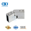 Cubículos de chuveiro comercial de aço inoxidável suporte fixo suporte de vidro divisor partição braçadeira Connector-DDSC019