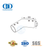 Fábrica de aço inoxidável tubo de vidro titular clipe porta conector do painel de vidro Connector-DDSC034