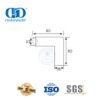 Sistema de cubículo de chuveiro comercial de aço inoxidável, painel de vidro, suporte de conector, clipe de braçadeira Connector-DDSC035