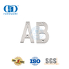 Número da placa de porta de aço inoxidável, carta moderna, casa, porta de metal, assinatura Plate-DDSP013