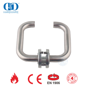 Hardware de porta interna BS EN 1906 tipo alavanca maçaneta de porta-DDTH001-SSS