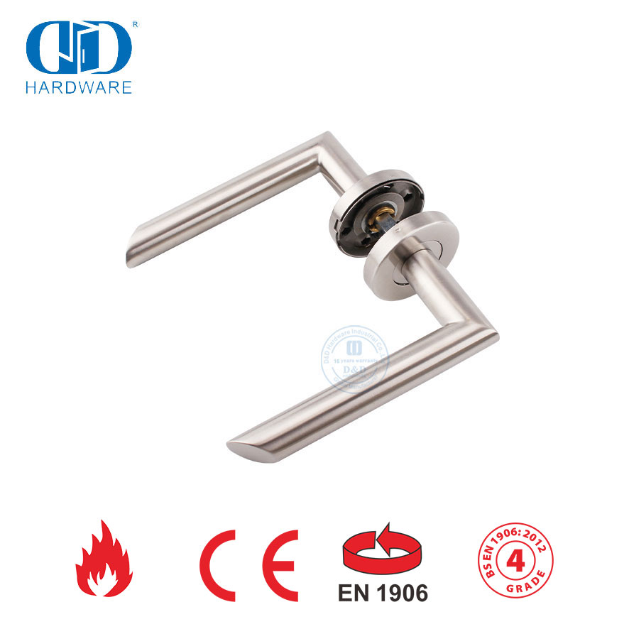 Novo Design Funiture Hardware EN 1906 Tubo Oco Alavanca Handle-DDTH012-SSS