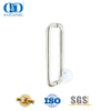 Tubo redondo de alta qualidade tipo H de aço inoxidável puxadores de porta de chuveiro de vidro Maçaneta de porta de vidro-DDPH007-SSS