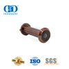 Visualizador de peephole de porta de bronze de cobre antigo com capa e lente de vidro-dddv002