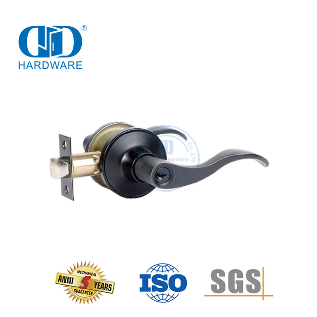Excelente tipo tubular do cilindro do dever do padrão da ferragem fácil instalação lockable botão lockset para entrada Door-DDLK024