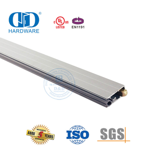 À prova de som de alumínio anodizado serviço médio tempo descascamento gota porta deslizante inferior Seal-DDBS001