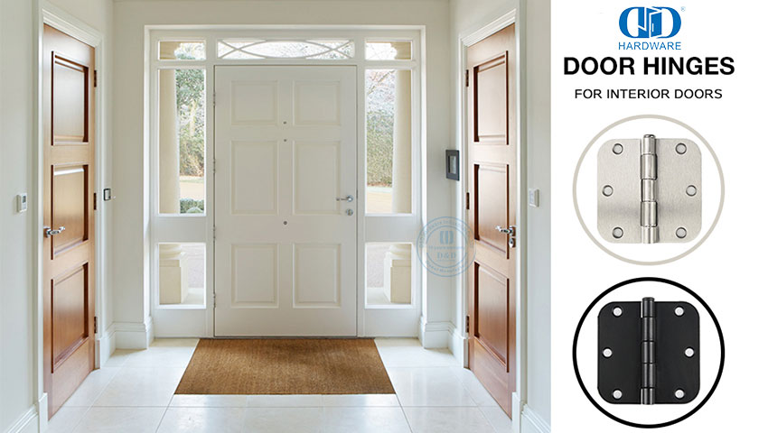 Como ajustar as dobradiças da porta externa？